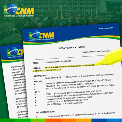 Nota técnica orienta gestores sobre procedimentos para encerramento e abertura de exercício&nbsp;contábil