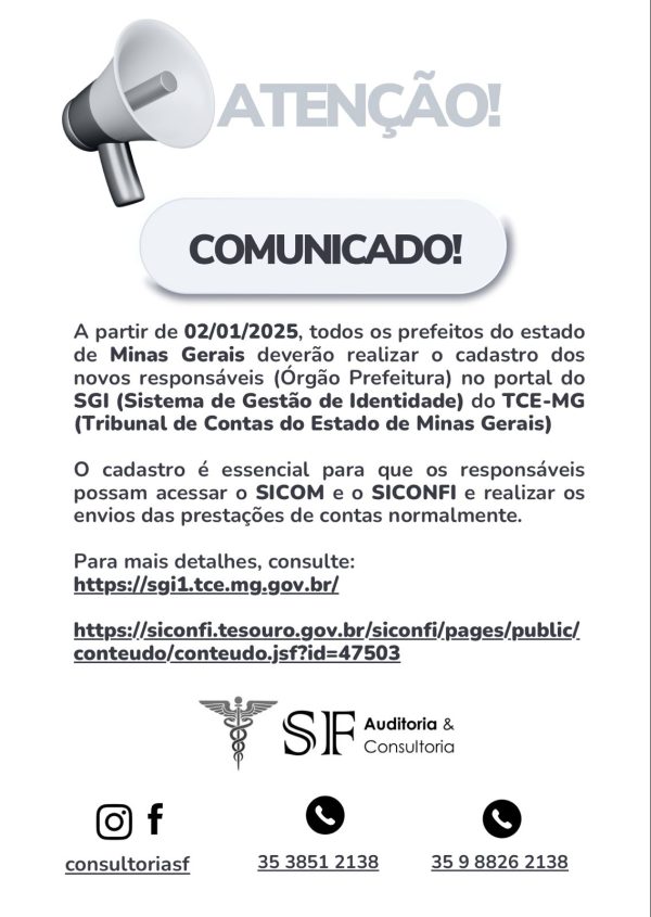 Atenção! Novos prefeitos eleitos deverão efetuar seu&nbsp;autocadastro