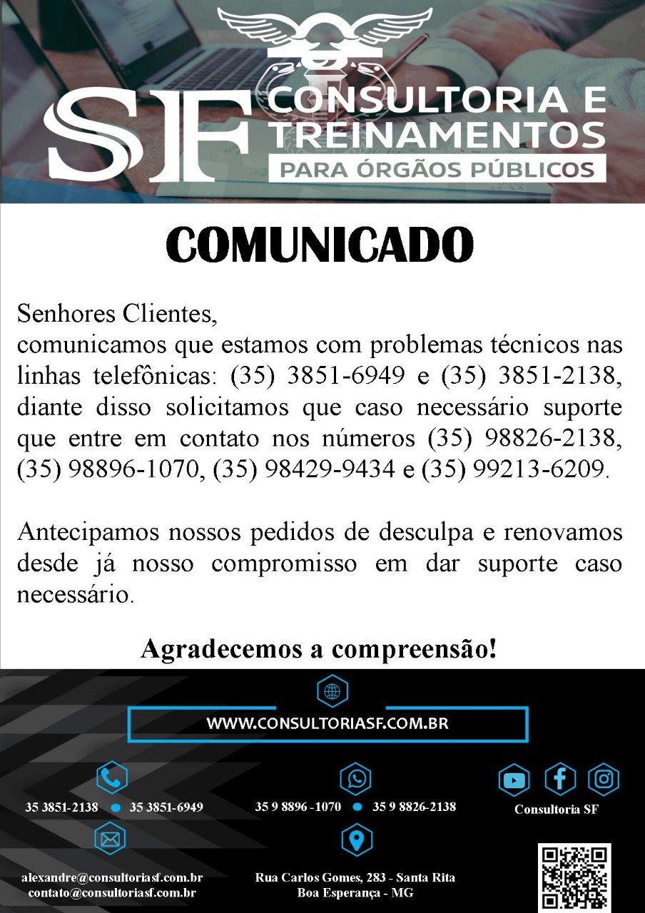 Linhas telefônicas com&nbsp;problema!