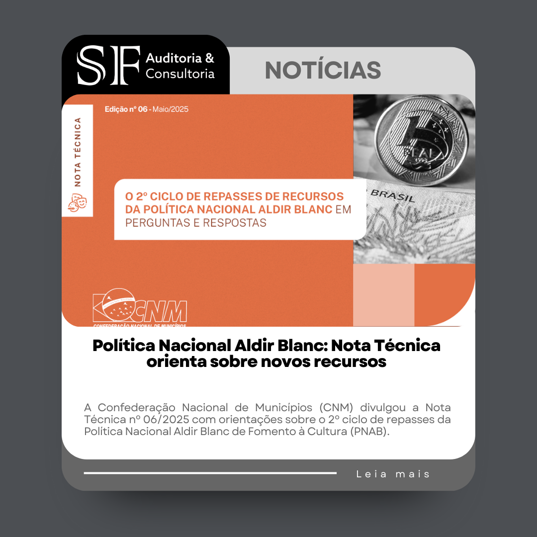 Política Nacional Aldir Blanc: Nota Técnica orienta sobre novos&nbsp;recursos