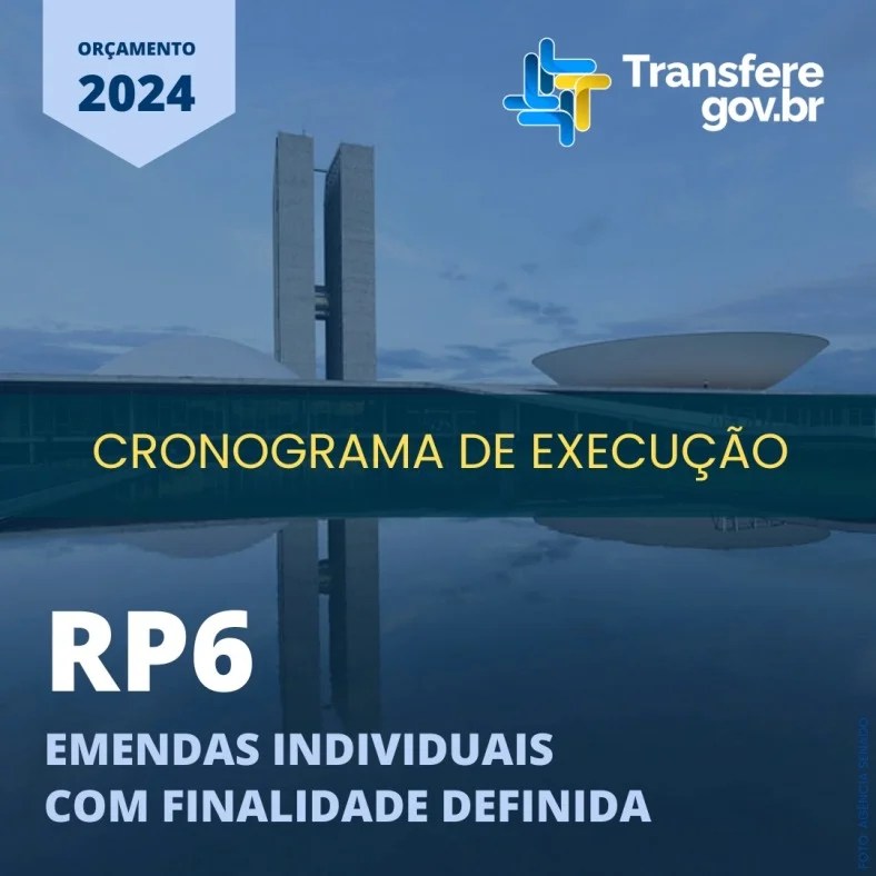 Comunicado do Ministério da Gestão e da Inovação em Serviços Públicos divulga execução das emendas individuais com finalidade definida –&nbsp;RP6