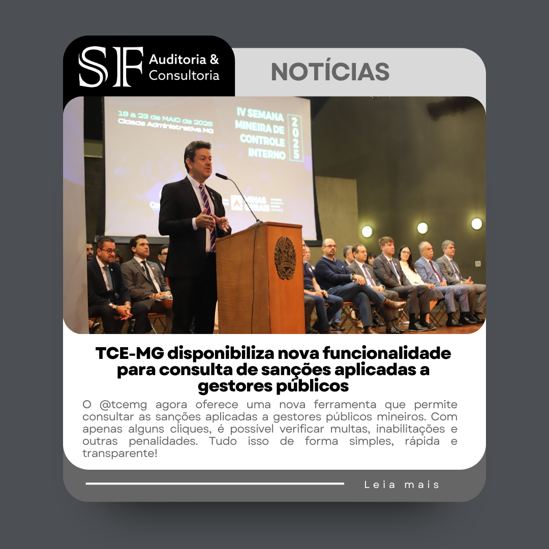 TCE-MG disponibiliza nova funcionalidade para consulta de sanções aplicadas a gestores&nbsp;públicos
