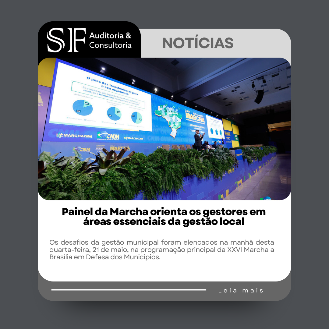 Painel da Marcha orienta os gestores em áreas essenciais da gestão&nbsp;local