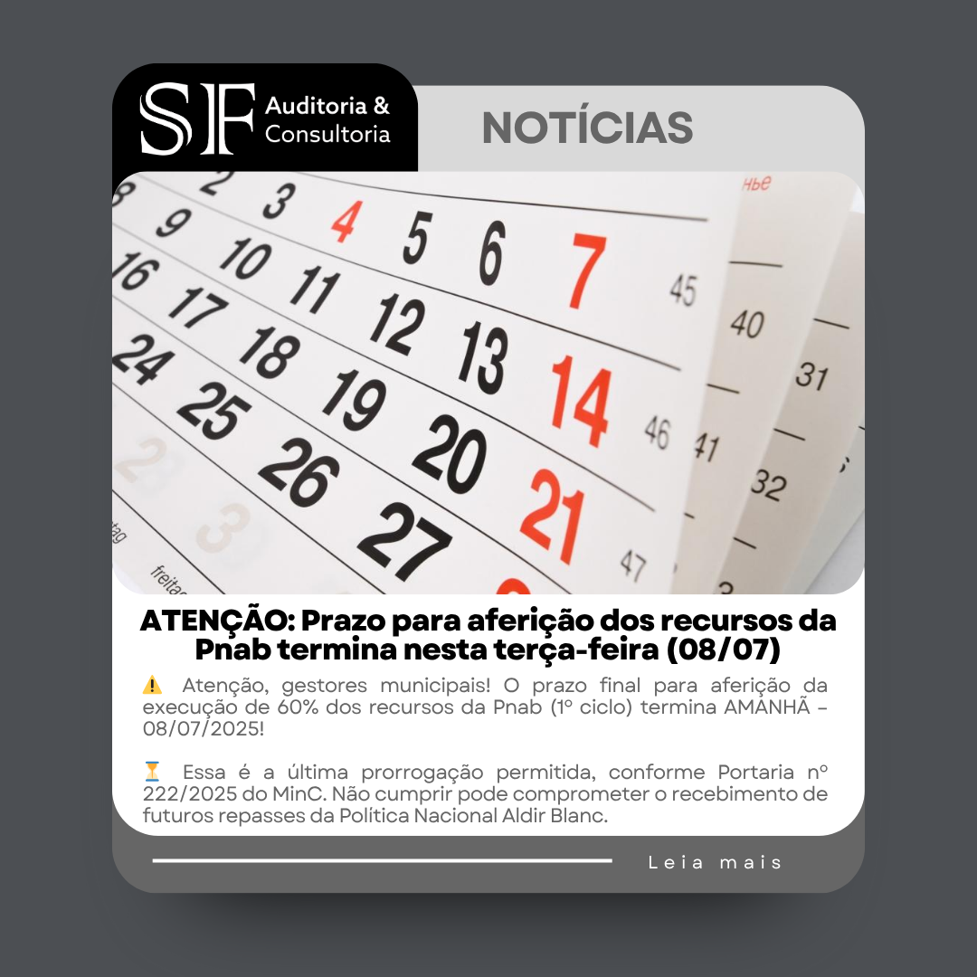 ATENÇÃO: Prazo para aferição dos recursos da Pnab termina nesta terça-feira&nbsp;(08/07)