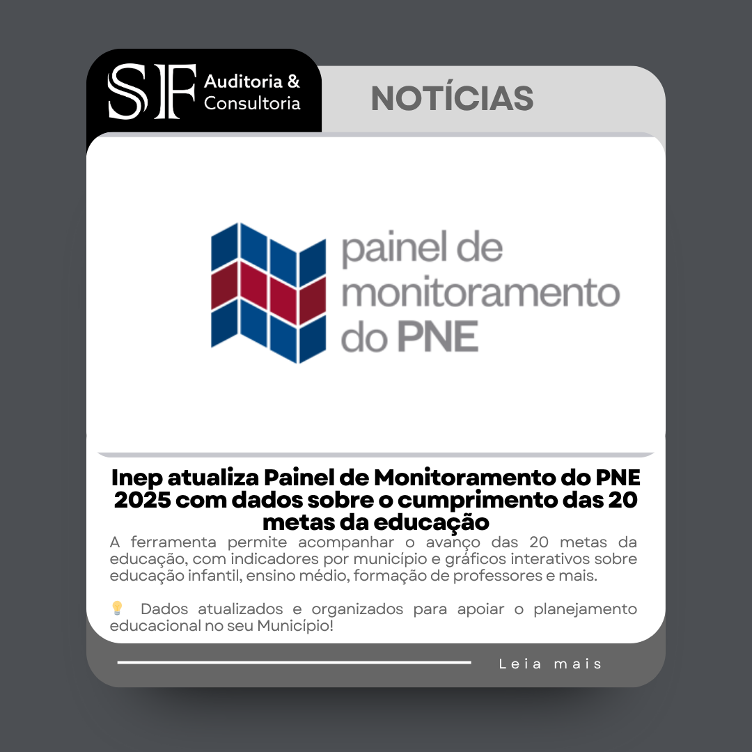 Inep atualiza Painel de Monitoramento do PNE 2025 com dados sobre o cumprimento das 20 metas da&nbsp;educação