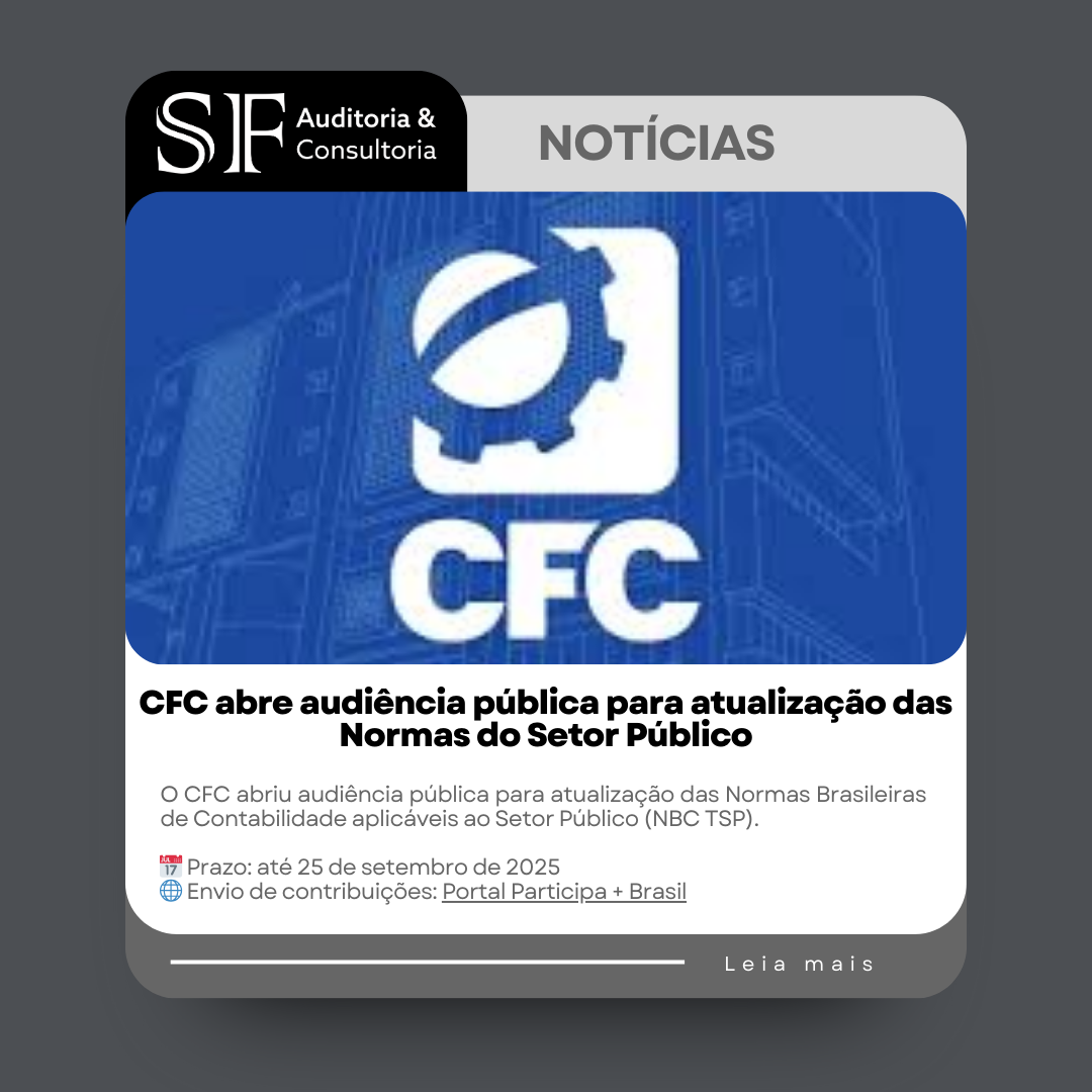 CFC abre audiência pública para atualização das Normas do Setor&nbsp;Público