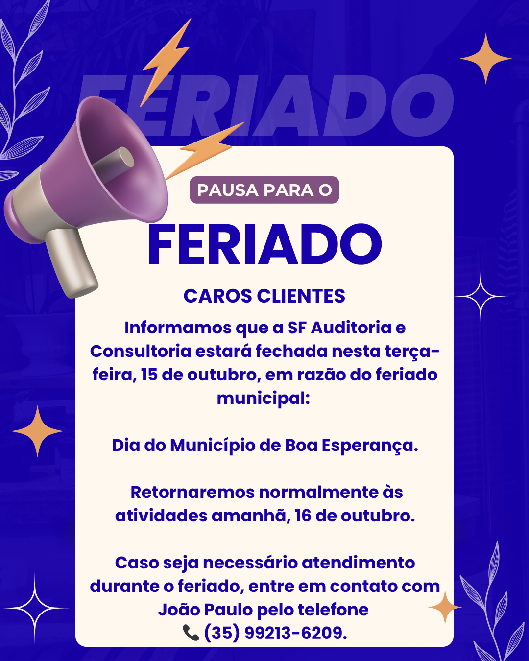 📢 Comunicado Importante