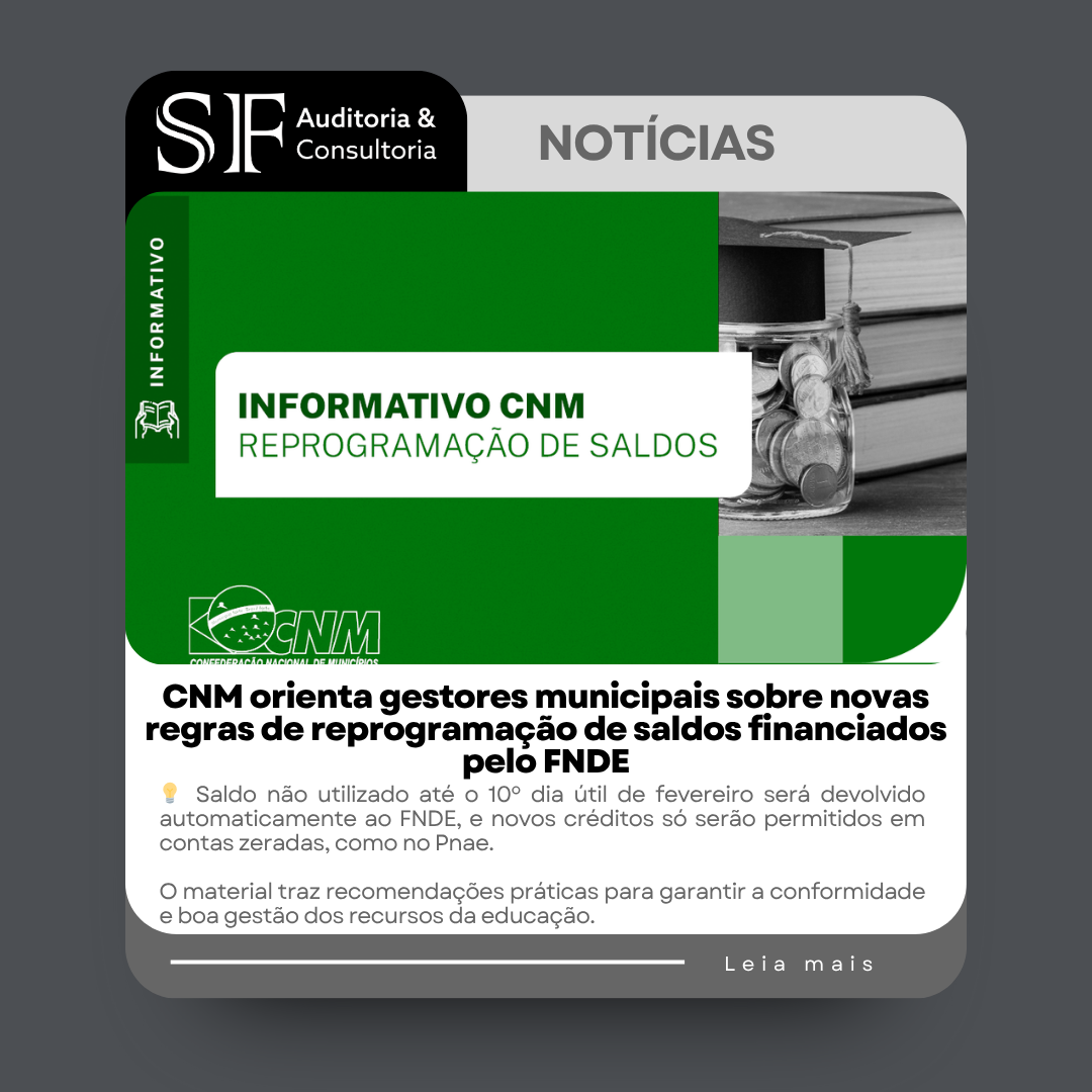 CNM orienta gestores municipais sobre novas regras de reprogramação de saldos financiados pelo&nbsp;FNDE