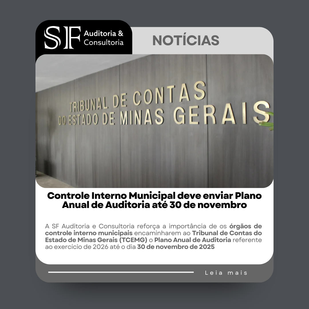 Controle Interno Municipal deve enviar Plano Anual de Auditoria até 30 de&nbsp;novembro