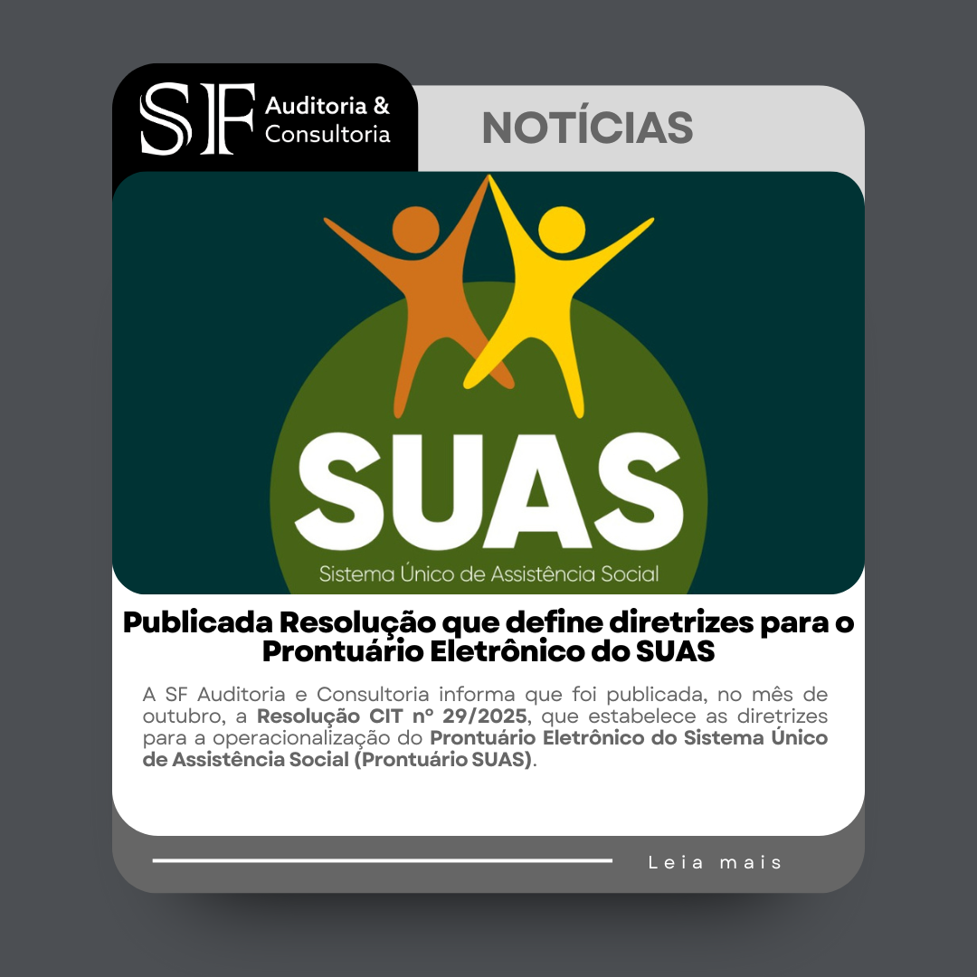 Publicada Resolução que define diretrizes para o Prontuário Eletrônico do&nbsp;SUAS