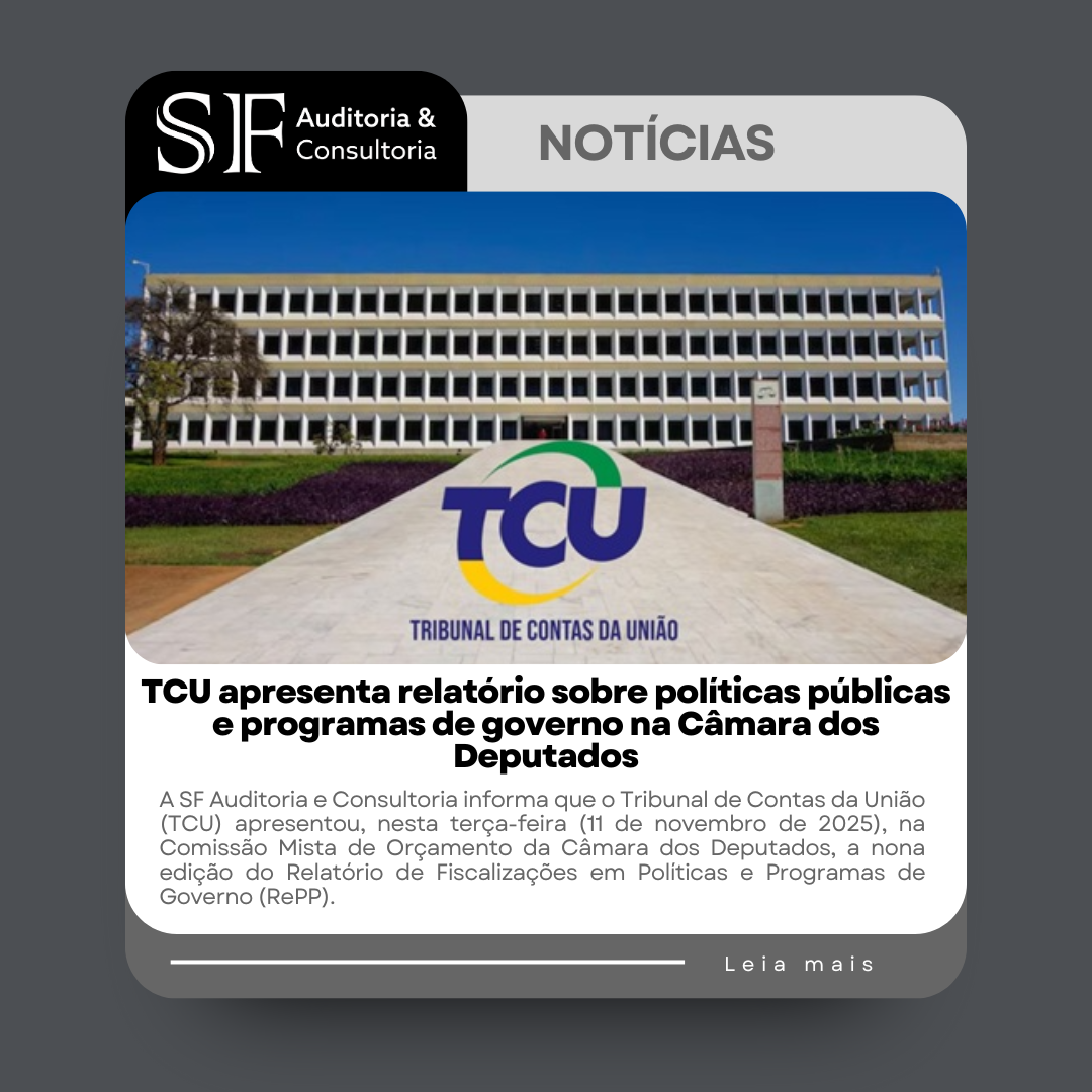 TCU apresenta relatório sobre políticas públicas e programas de governo na Câmara dos&nbsp;Deputados