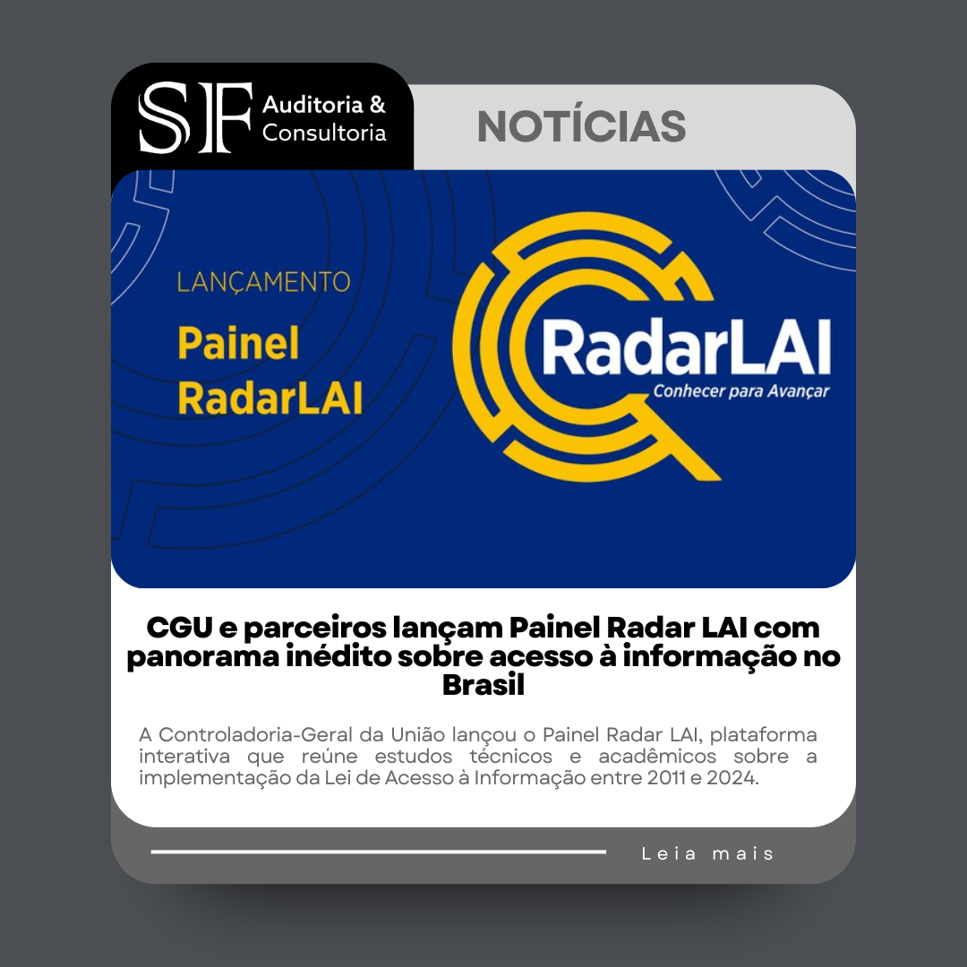 CGU e parceiros lançam Painel Radar LAI com panorama inédito sobre acesso à informação no&nbsp;Brasil
