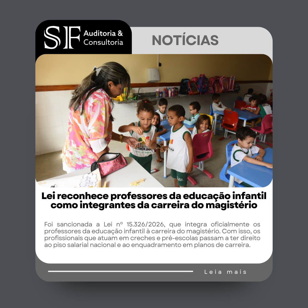 Lei reconhece professores da educação infantil como integrantes da carreira do&nbsp;magistério
