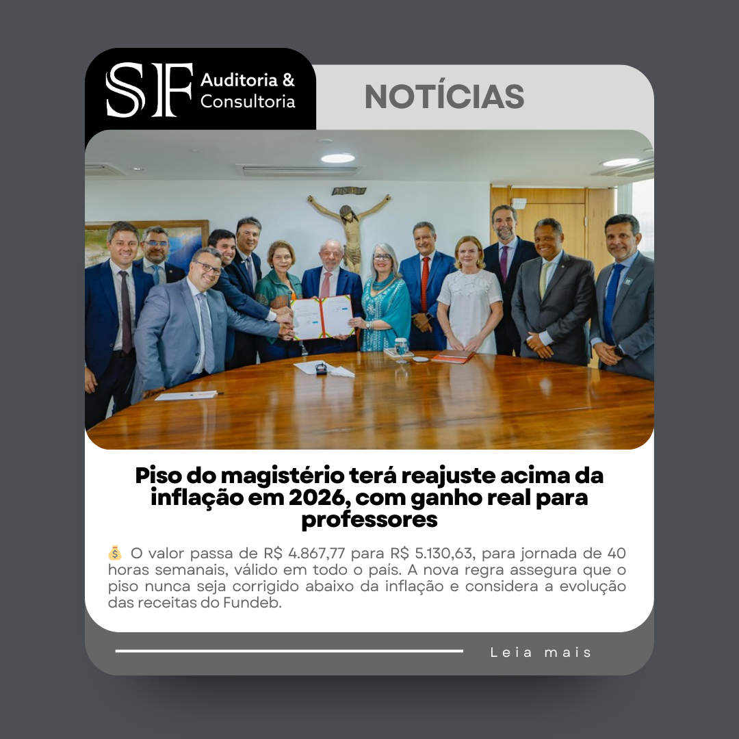 Piso do magistério terá reajuste acima da inflação em 2026, com ganho real para&nbsp;professores