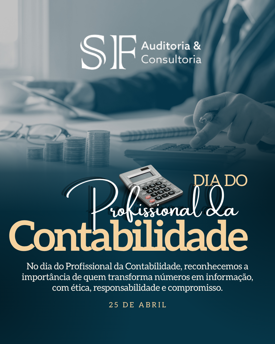 Dia do Profissional da Contabilidade é celebrado em 25 de&nbsp;abril