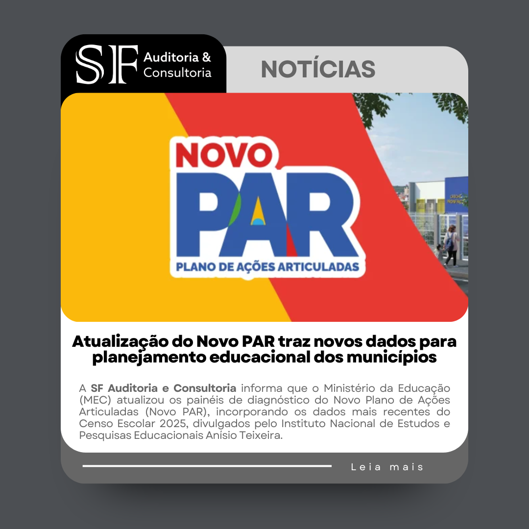 Atualização do Novo PAR traz novos dados para planejamento educacional dos&nbsp;municípios