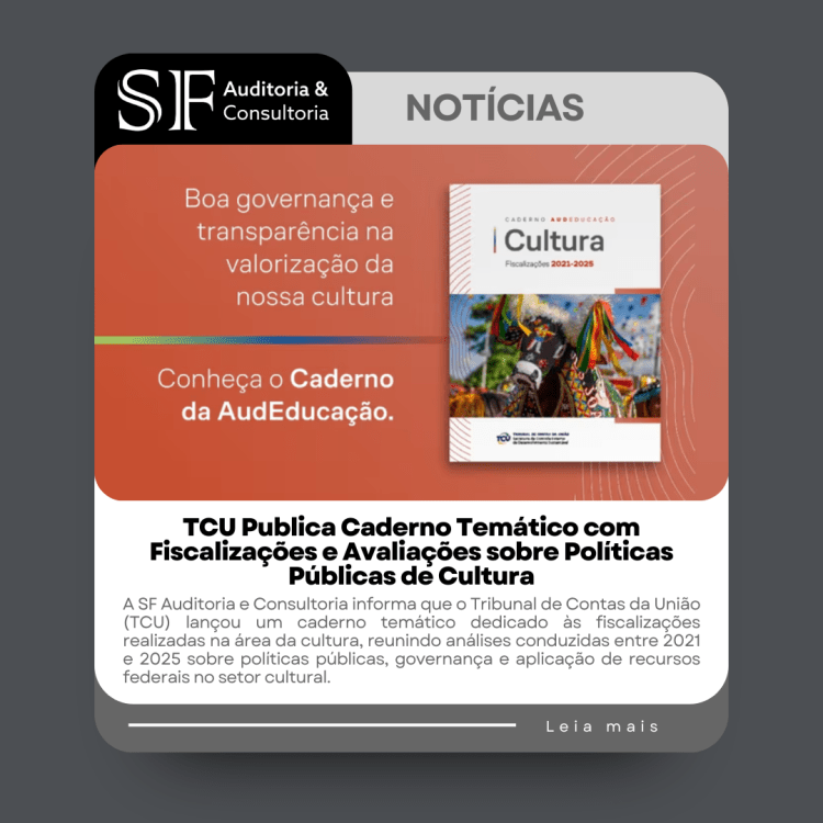 TCU Publica Caderno Temático com Fiscalizações e Avaliações sobre Políticas Públicas de&nbsp;Cultura