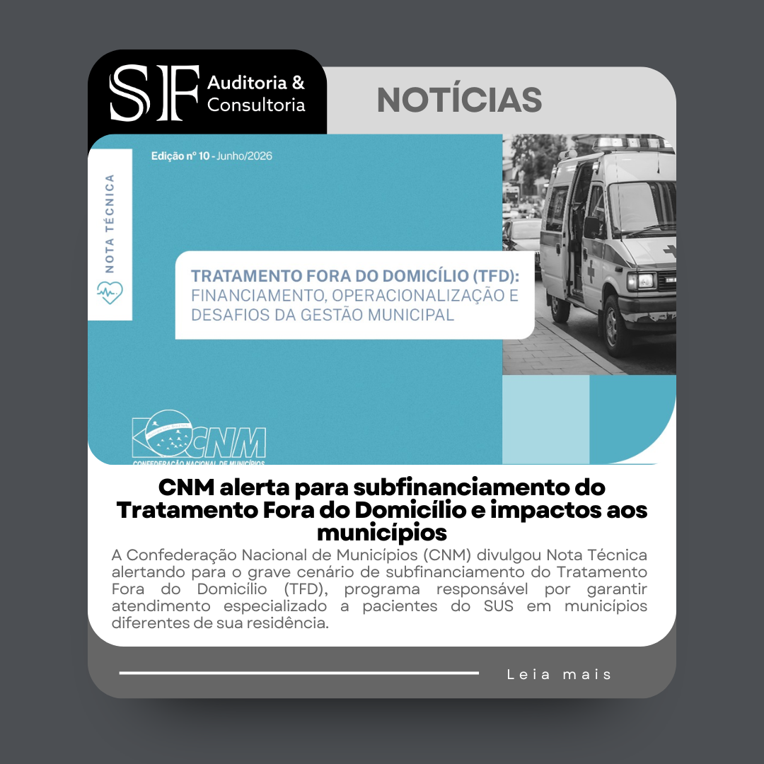 CNM alerta para subfinanciamento do Tratamento Fora do Domicílio e impactos aos&nbsp;municípios